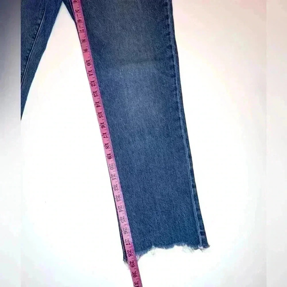 Loft Women’s Curvy High Waist Straight Crop Jeans Size- 28/6 - Picture 5 of 10